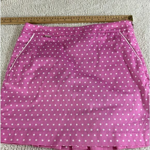 Ralph Lauren Skort womens Size 6 Tenniscore Stretch Cotton Blend Polka Dot Golf - Picture 6 of 12